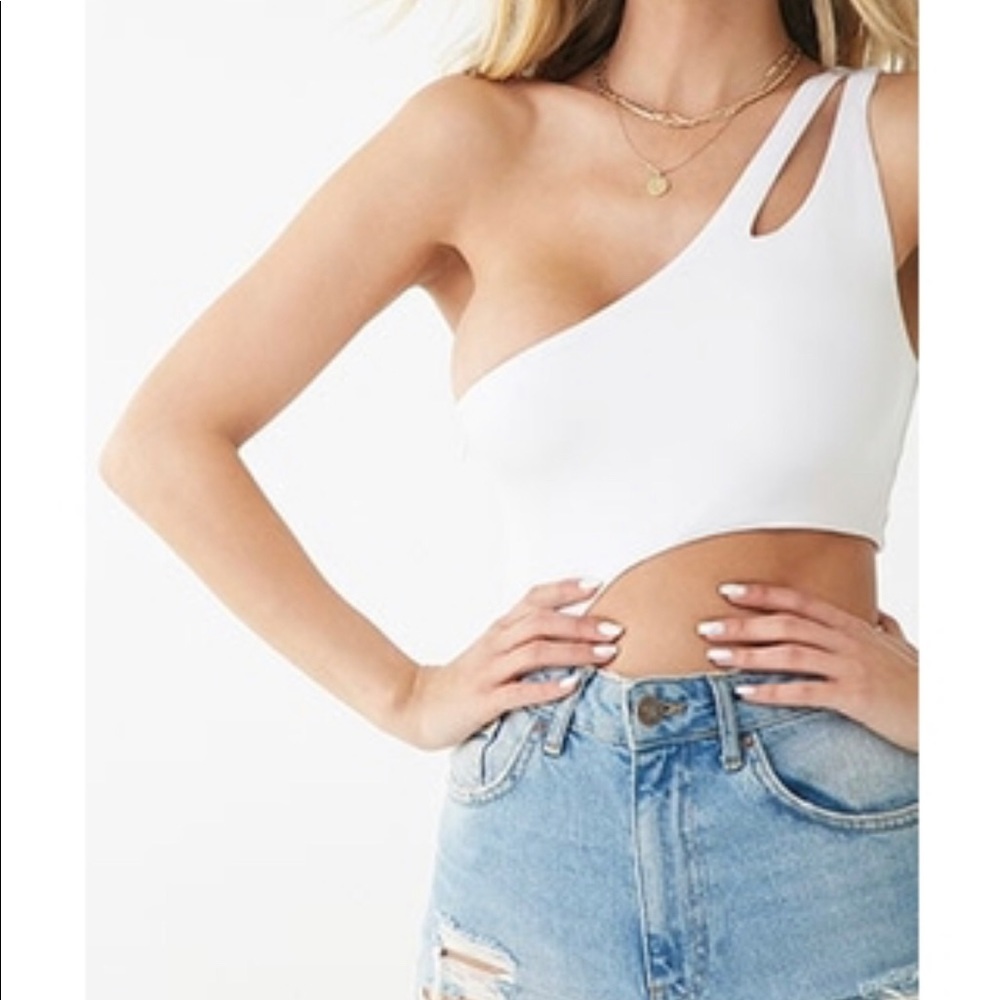 NWT One-shoulder Cutout Bodysuit